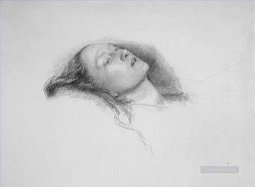  Everett Art Painting - Study for Ophelia Pre Raphaelite John Everett Millais
